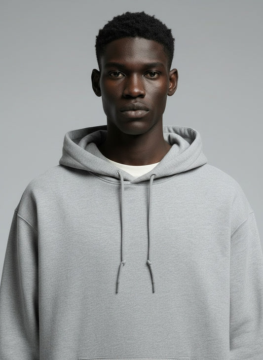 Men's Hoodie — Ribbed cuffs and kangaroo pocket detail