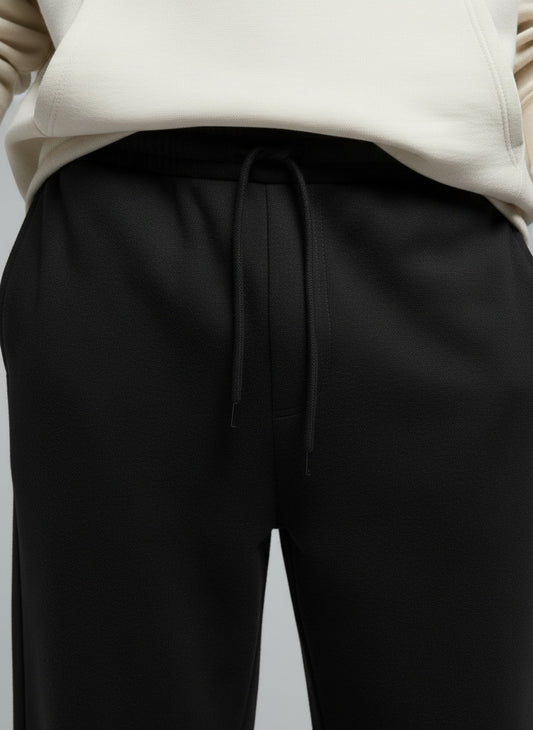 Men's Sweatpants โ Ribbed waist and tapered leg detail