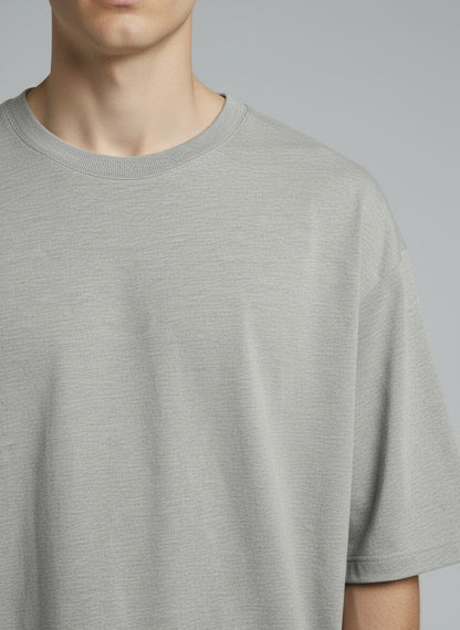 Oversized T-Shirt 240 GSM — Heavyweight 100% cotton fabric detail