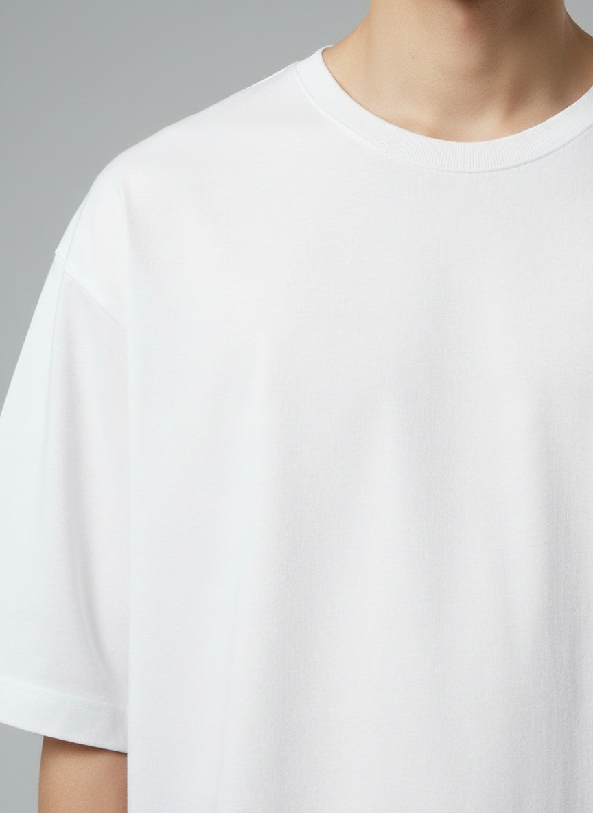 Oversized T-Shirt 180 GSM — 100% Cotton fabric detail