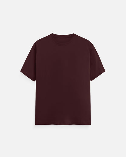 Classic Crew T-Shirt in Maroon — MULTITHREAD