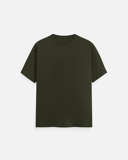 Classic Crew T-Shirt in Olive Green — MULTITHREAD