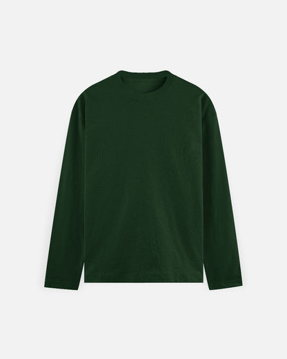 Full Sleeve T-Shirt in Bottle Green — MULTITHREAD