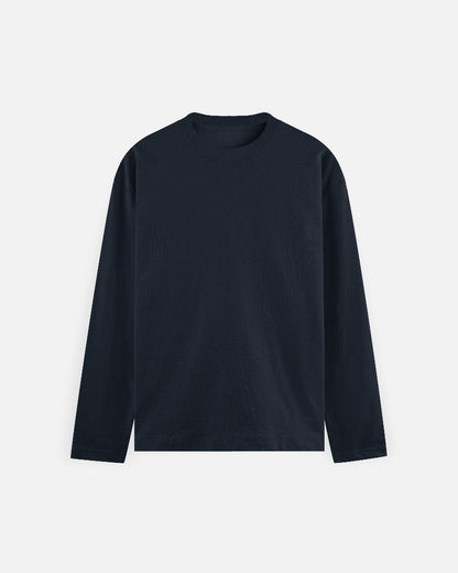 Full Sleeve T-Shirt in Navy Blue — MULTITHREAD