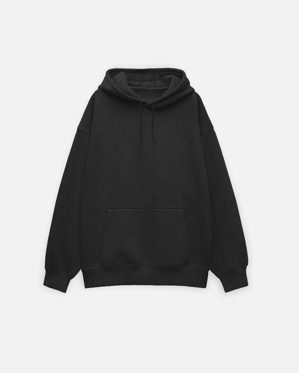 Oversized Hoodie in Black — MULTITHREAD