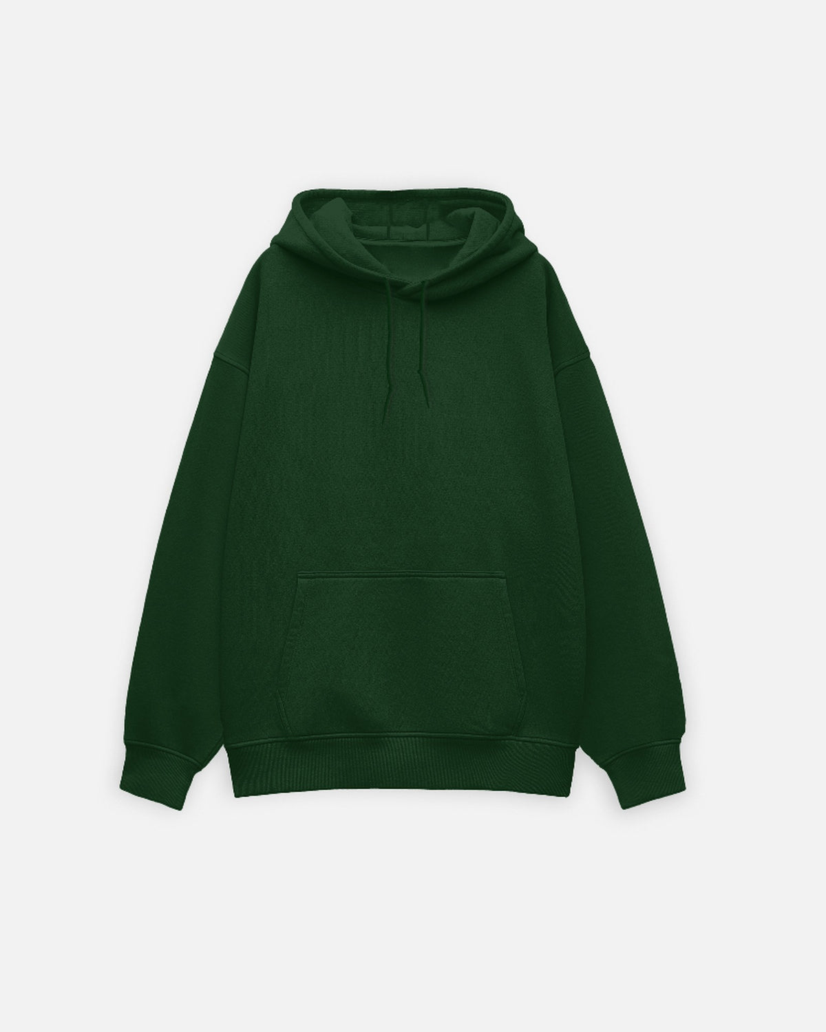 Oversized Hoodie in Bottle Green — MULTITHREAD