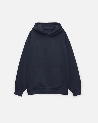 Oversized Hoodie in Navy Blue — MULTITHREAD