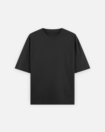 Oversized T-Shirt 240 GSM in Black — MULTITHREAD