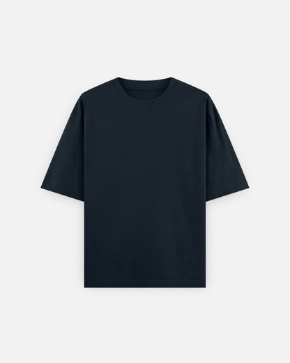 Oversized T-Shirt 240 GSM in Navy Blue — MULTITHREAD