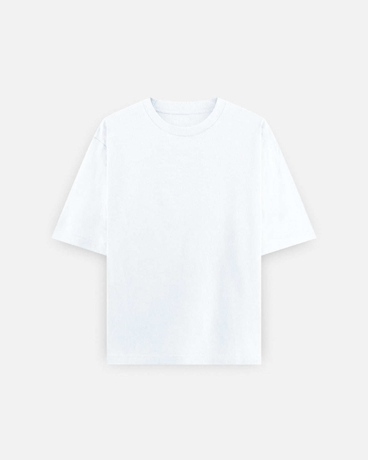 Oversized T-Shirt 240 GSM in White — MULTITHREAD