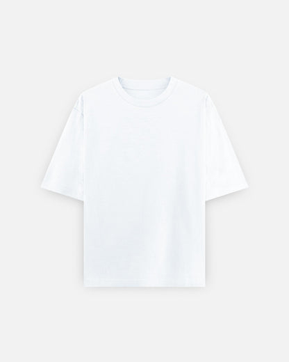 Oversized T-Shirt 240 GSM in White — MULTITHREAD