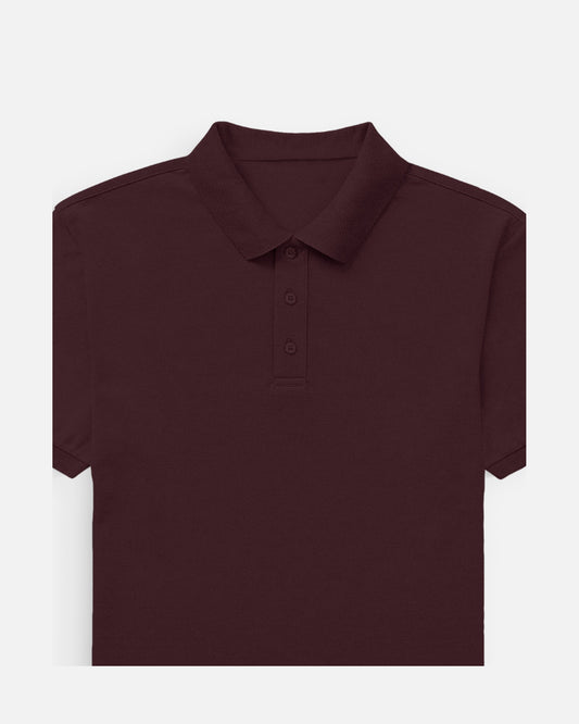 Polo T-Shirt in Maroon — MULTITHREAD
