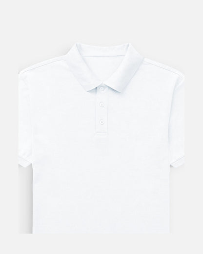 Polo T-Shirt in White — MULTITHREAD
