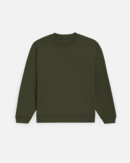 Sweatshirt in Olive Green — MULTITHREAD